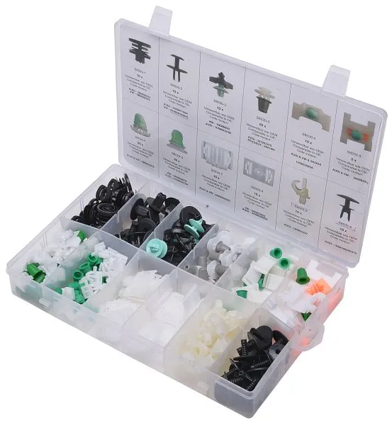 Assortiment de clips de fixation SW-Stahl Audi 160 pièces S8030 choisir à bas prix
