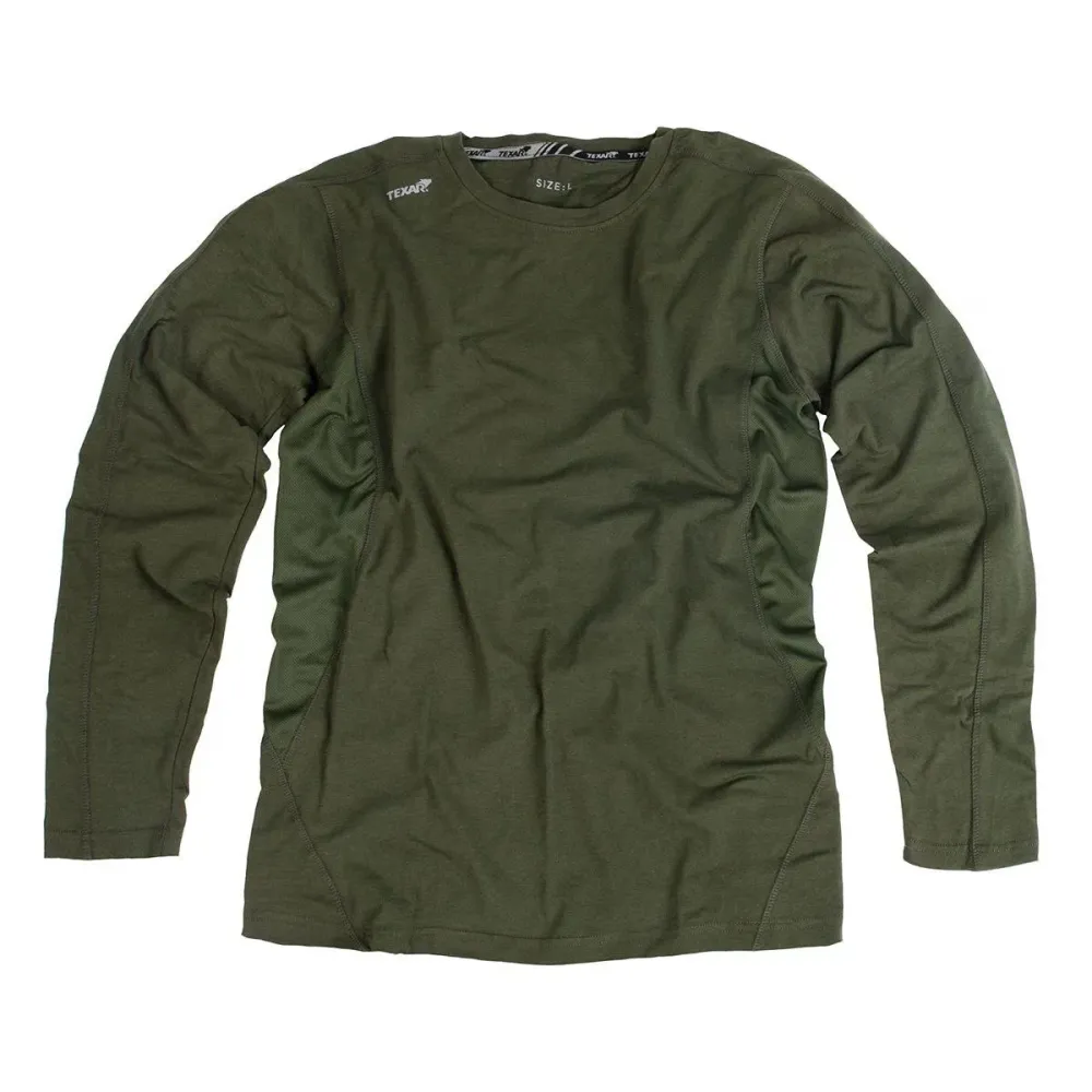 Professionnel Sous-vêtement thermique militaire TEXAR à manches longues pour uniforme de terrain