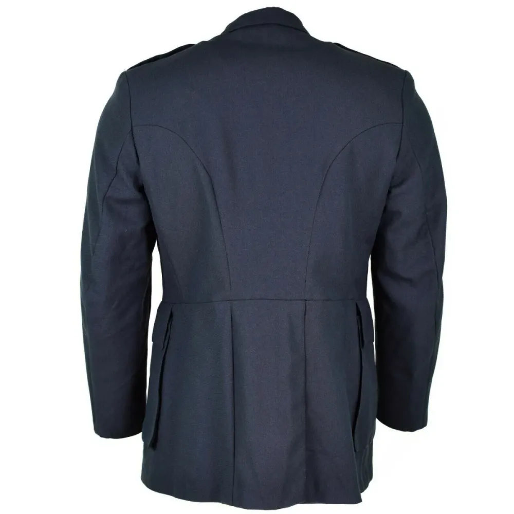 Véritable uniforme de parade bleu d'infanterie de l'armée suédoise, veste de tenue militaire suédoise Coffre rigide 45L