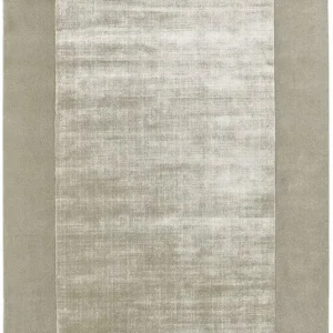 Border Vetiver Hand-Loomed Viscose Rug