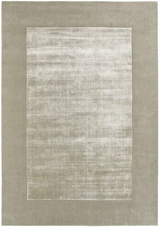 Border Vetiver Hand-Loomed Viscose Rug