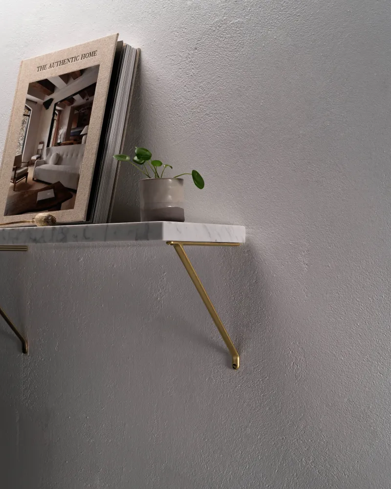 Brixton Support d'étagère 200mm - Laiton Démodé