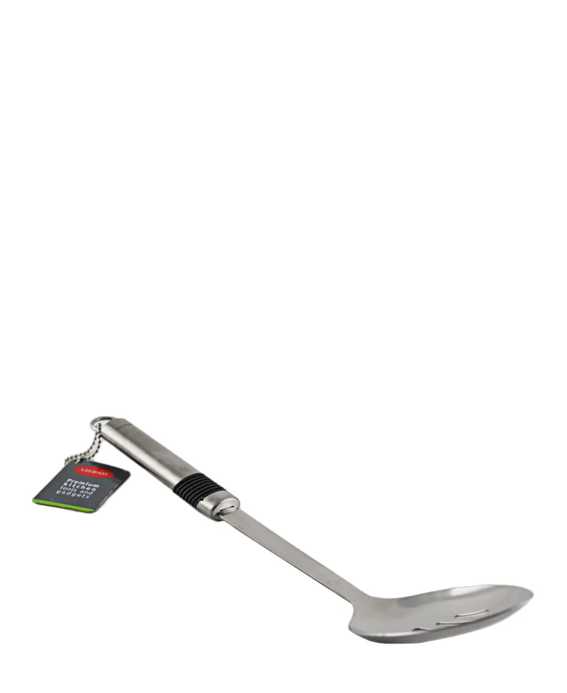 Legend Stainless Steel Slotted Spoon - Argenté par SW-MOTECH