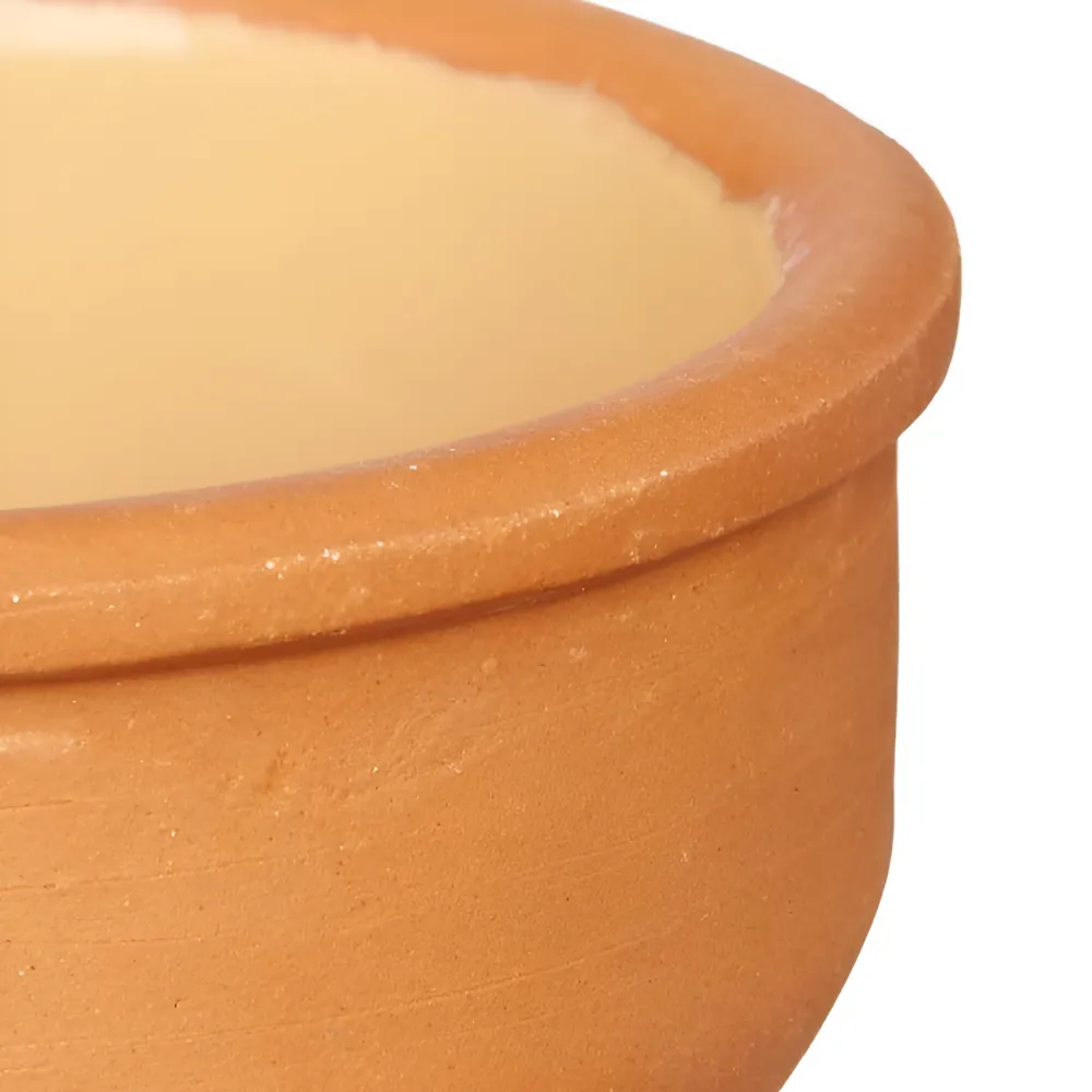 Support / casserole en terre cuite pour bougies Compatible avec la plupart des modèles