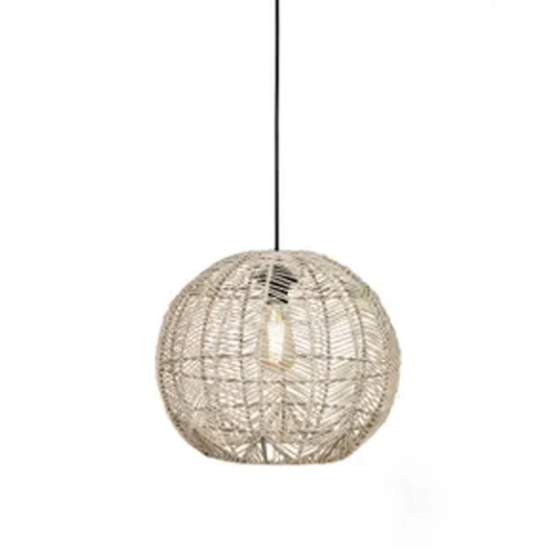 Abat-jour pour suspension Mia en rotin - ⌀ 38 cm - naturel - Montage Direct