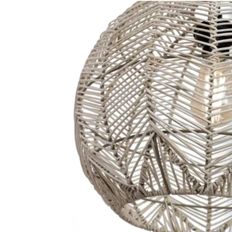 Abat-jour pour suspension Mia en rotin - ⌀ 38 cm - naturel - Montage Direct