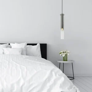 Amortisseur arrière Suspension Glasini, Ø 14,5 cm, gris fumé, verre
