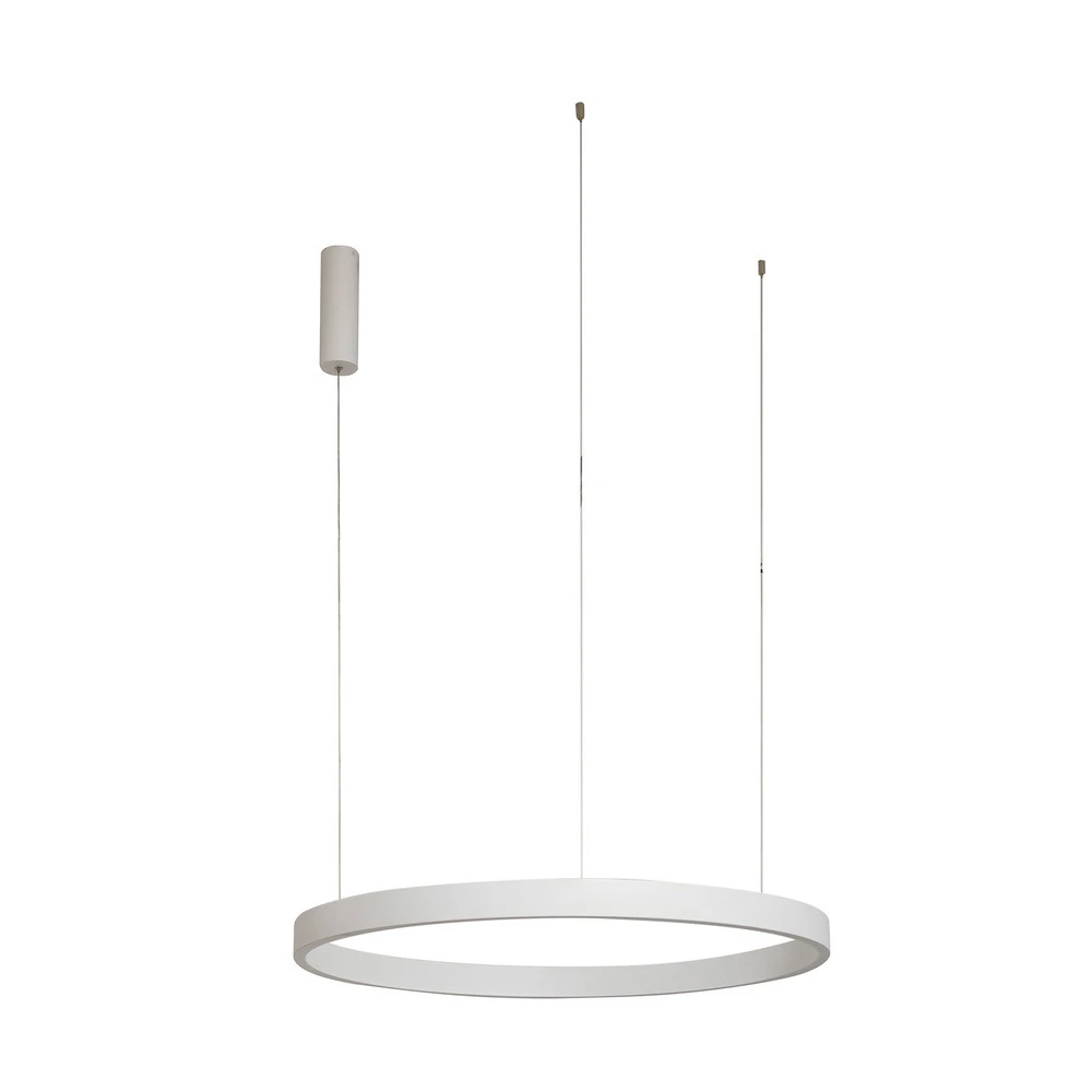 Arcchio Answin suspension LED 49 W blanche en acier inoxydable