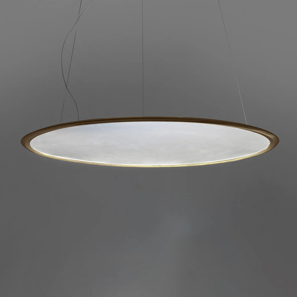Artemide Discovery suspension via appli bronzé