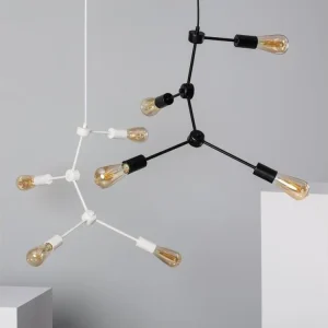 Certifié OEM Ledkia Suspension Métal Molécular Noir