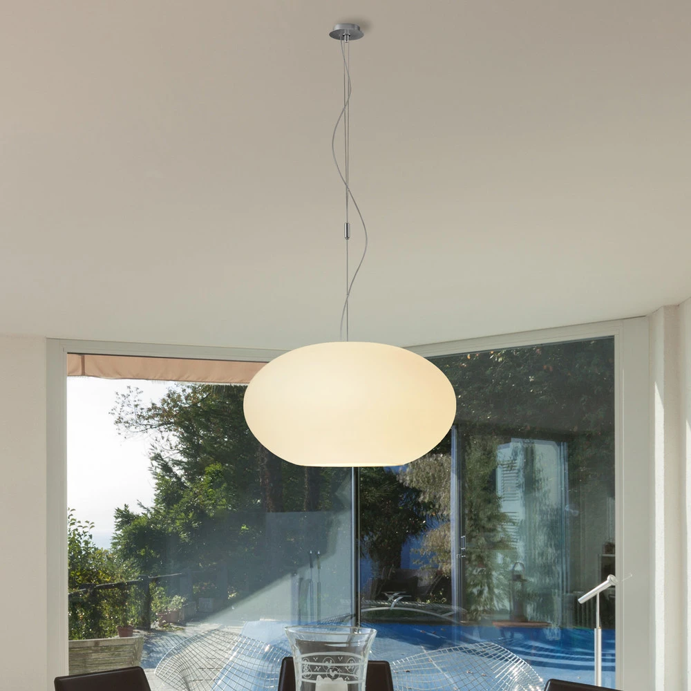 Certifié OEM Suspension verre Aih 38 cm blanc mat