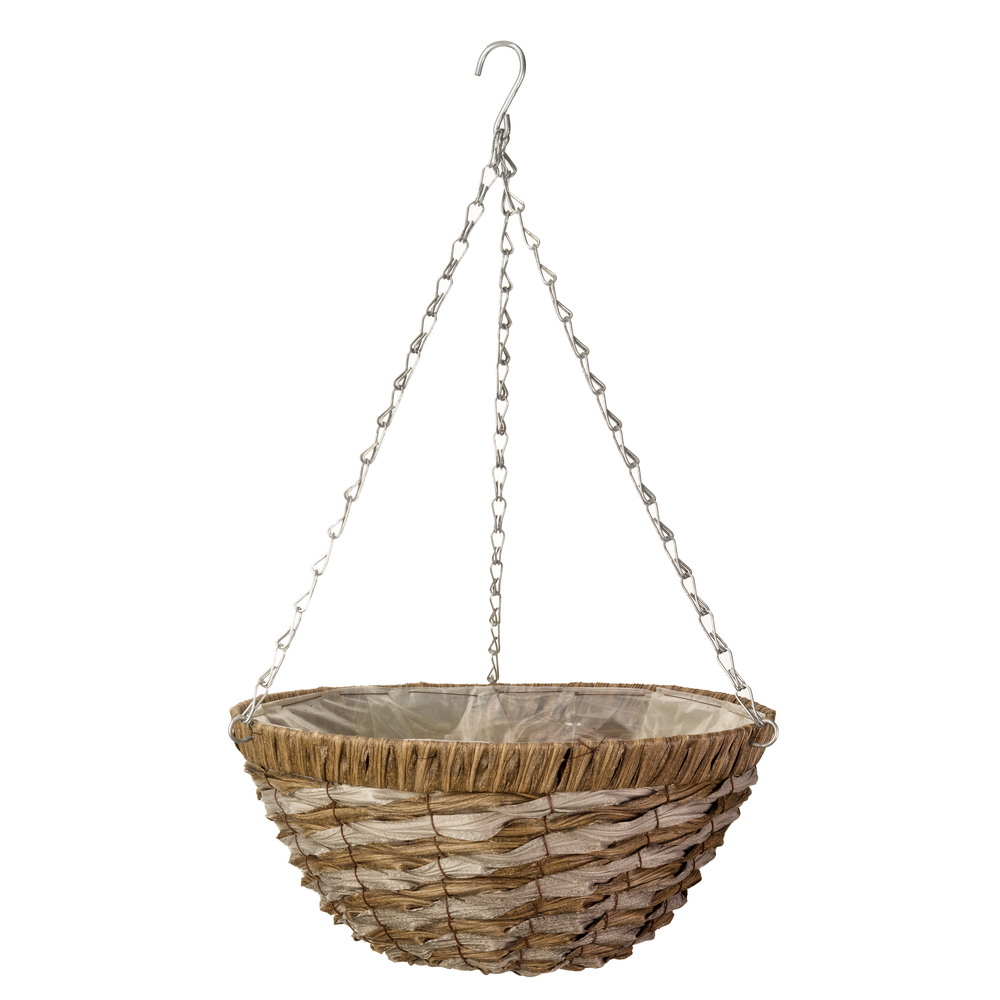 Chaîne de transmission Suspension Corbeille en faux rotin Raffina - 35cm