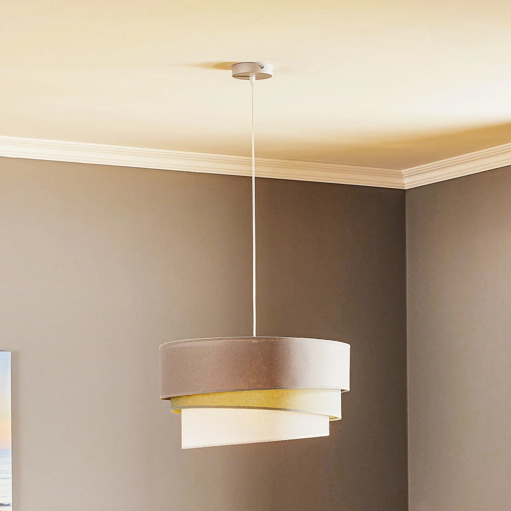 Échappement complet Euluna Trio suspension beige/aigue-marine/écru 45