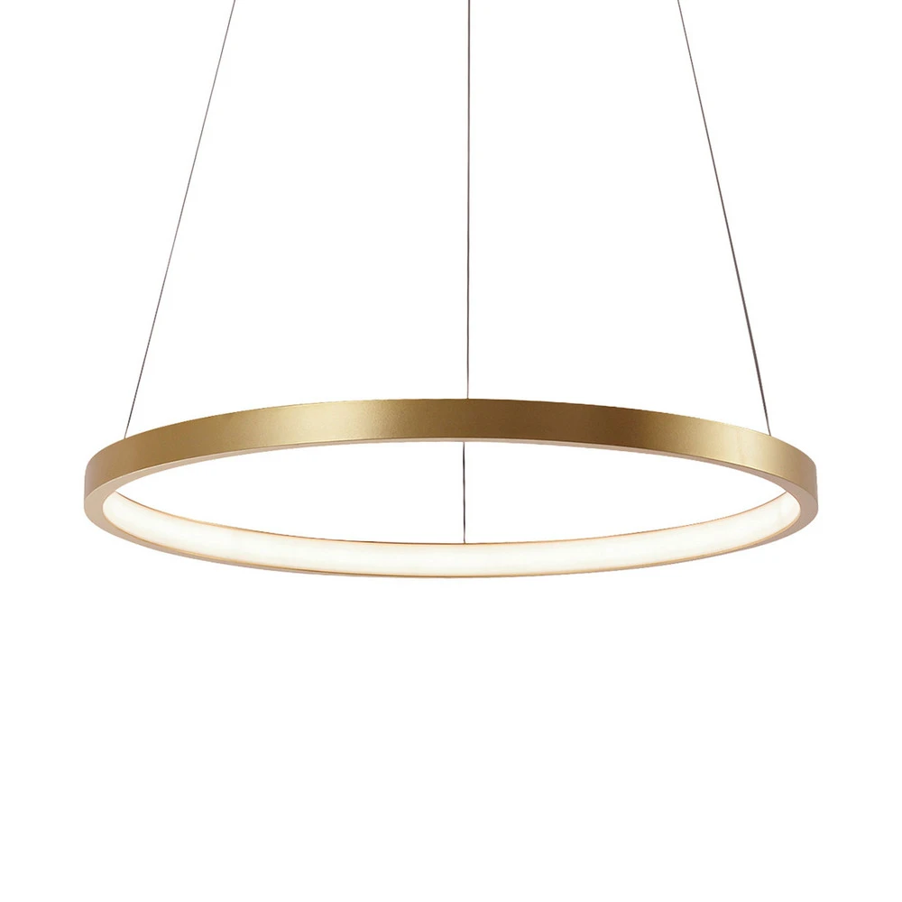 Échappement complet Suspension LED Circle, dorée, Ø 39 cm