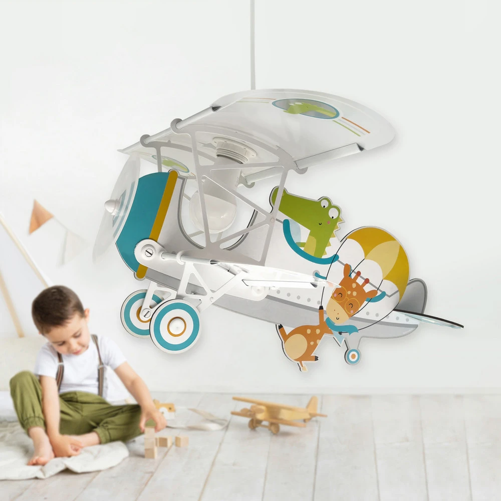 Dalber Suspension Crocodile Plane, multicolore, bois/plastique Compatible avec Honda CRF250