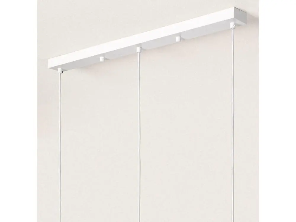 Disque de frein perforé Ledkia Suspension Métal et Bois Karlek Blanc