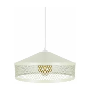 Disque de frein perforé Suspension cone treillis métallique vert 70 cm.
