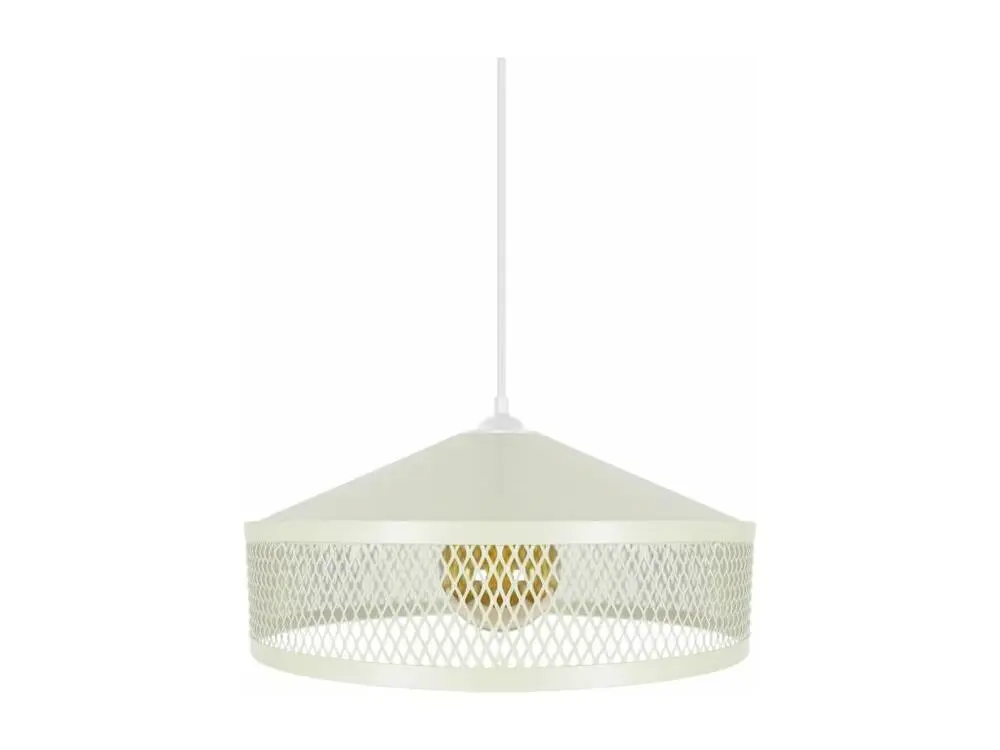 Disque de frein perforé Suspension cone treillis métallique vert 70 cm.