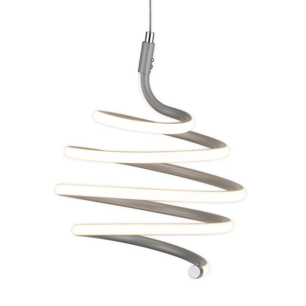 Disque de frein perforé Suspension LED Swirl en forme de spirale