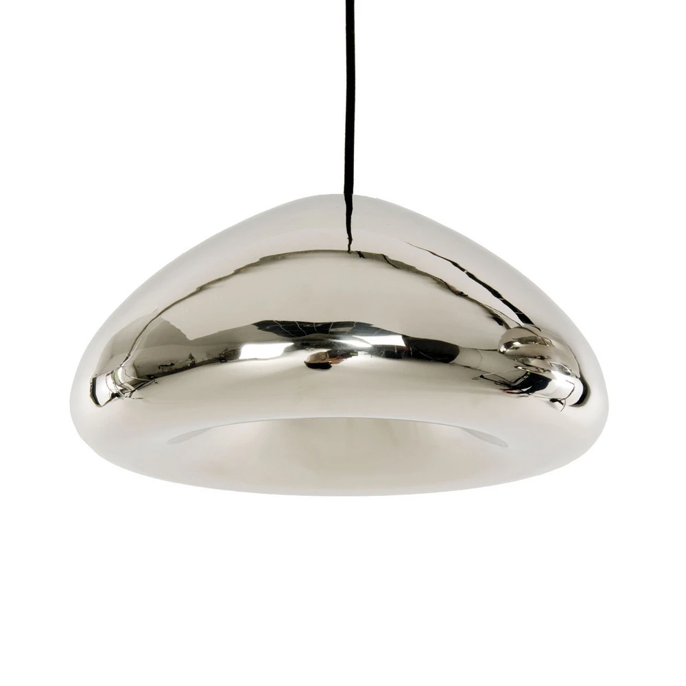 Disque de frein perforé Tom Dixon Void suspension LED Ø 30 cm chromée