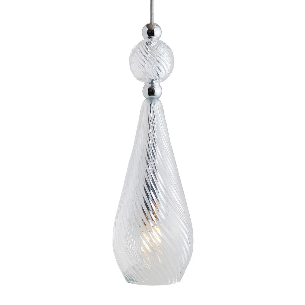 EBB & FLOW Smykke M argent crystal swirl par Akrapovič