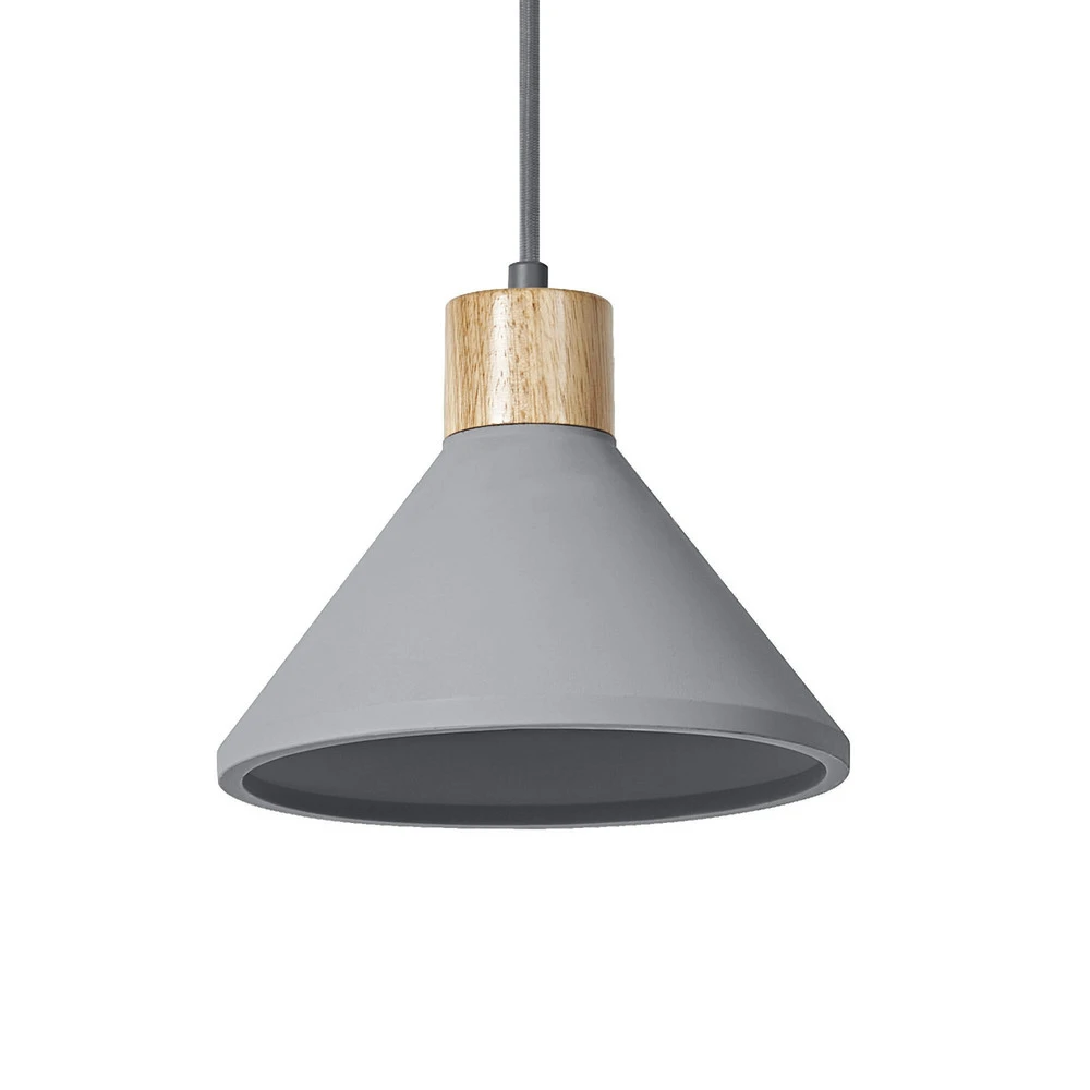 Filtre à air sport LEDVANCE Suspension Concrete Wood, Ø 22 cm, béton, gris