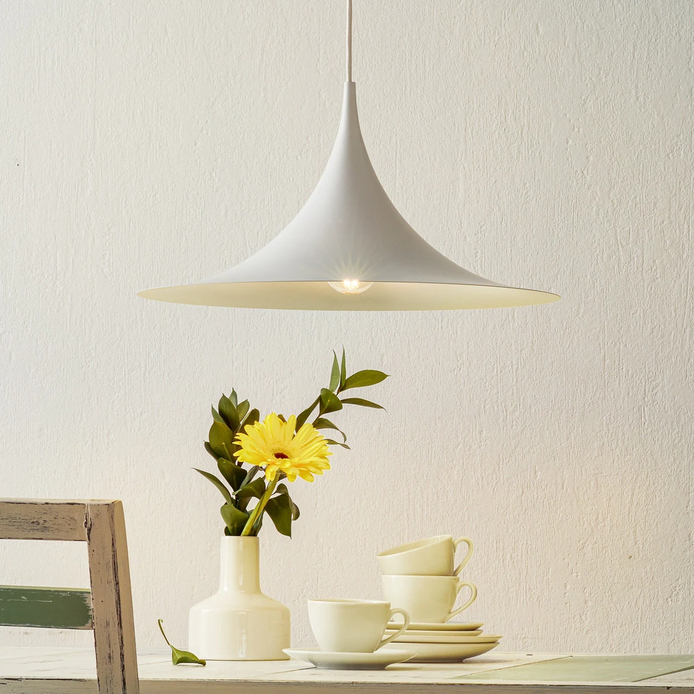 GUBI Suspension Semi, Ø 47 cm, blanc avec joints neufs