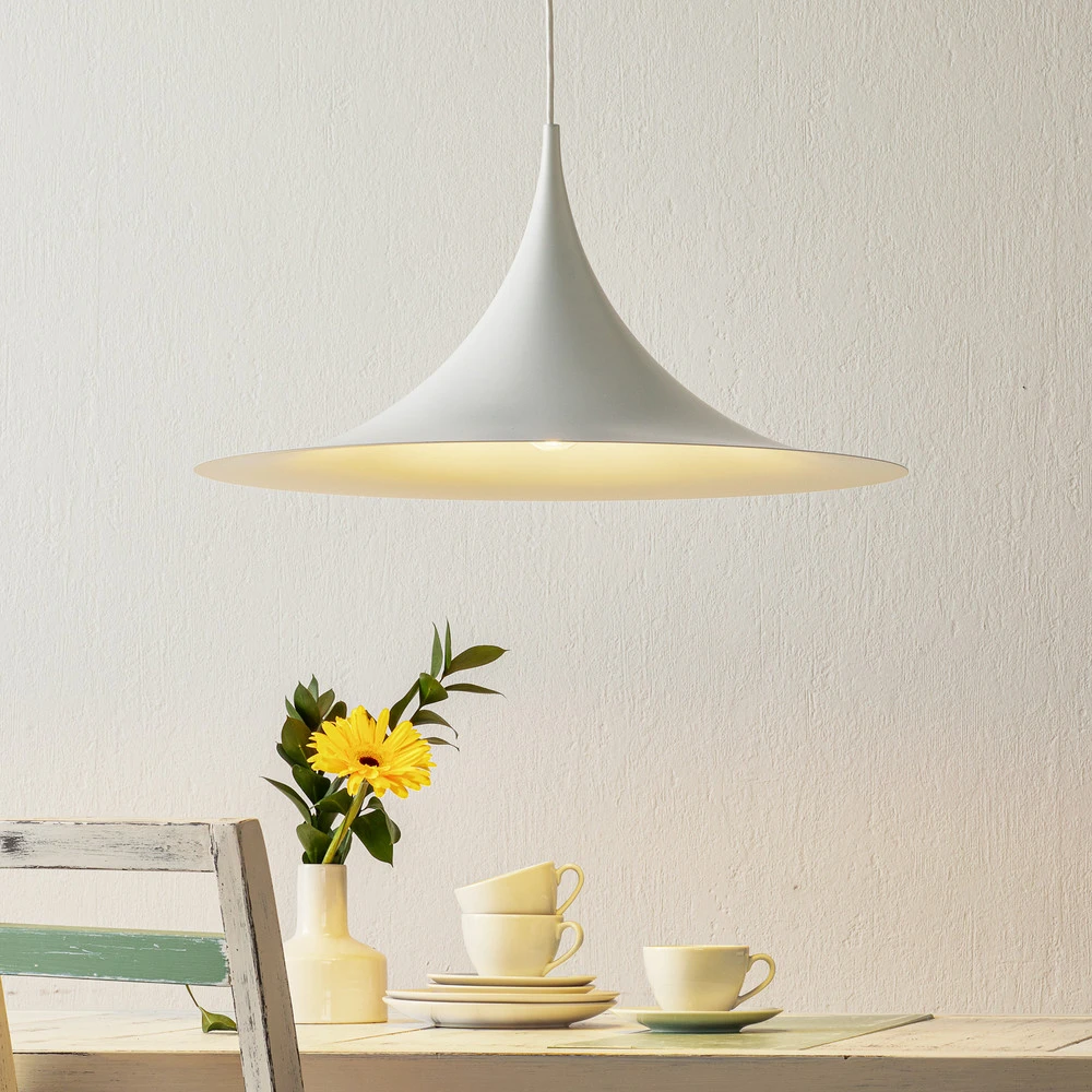 GUBI Suspension Semi, Ø 60 cm, blanc pour amélioration performances
