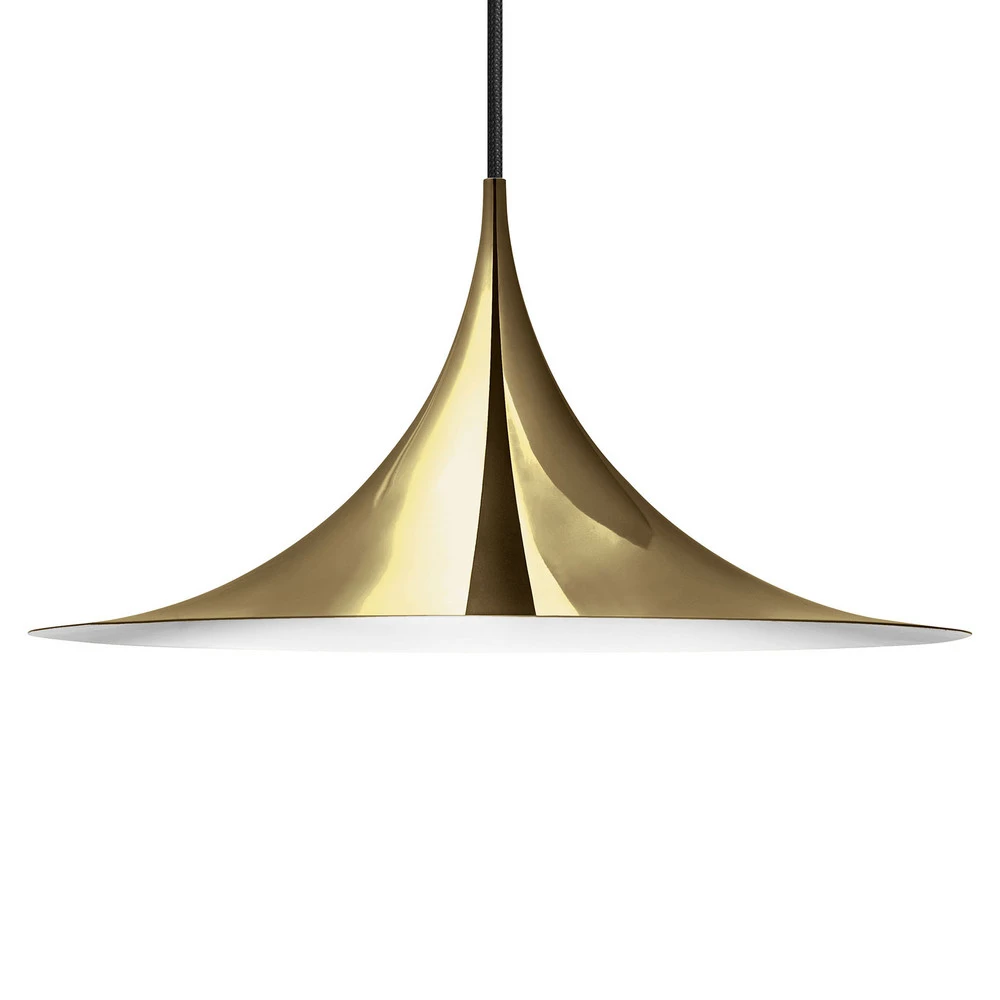 GUBI Suspension Semi, Ø 60 cm, laiton brillant avec Garantie Constructeur