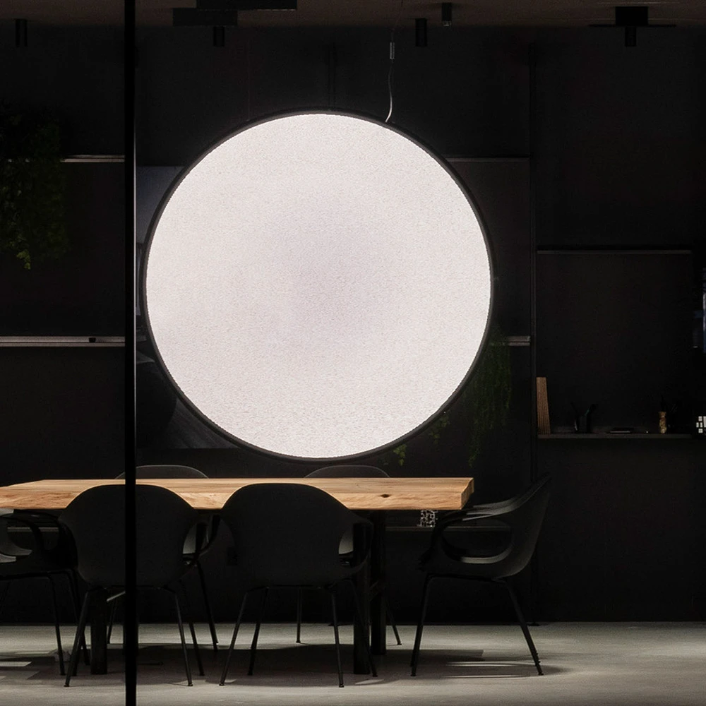 Haute Performance Artemide Discovery verticale noir Ø 100 cm, appli