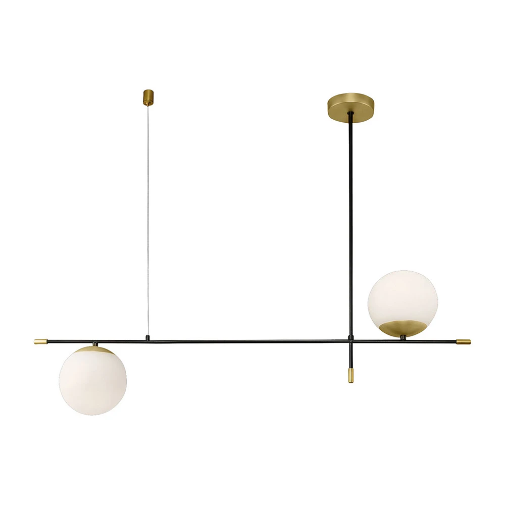 Haute Performance Maytoni Nostalgia suspension à 2 lampes en verre