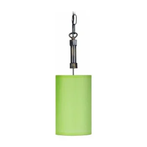 HYDRAULIK - Suspension cylindrique métal noir et vert pour usage intensif
