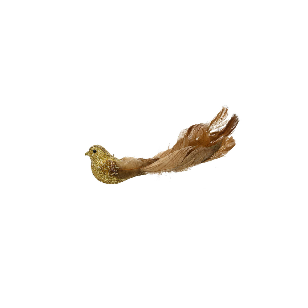 Kit embrayage Suspension de Noël : oiseau en mousse - 7x20xH.5,5cm
