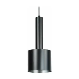 KNUDSEN - Suspension cylindrique métal noir et aluminium avec meilleure adhérence