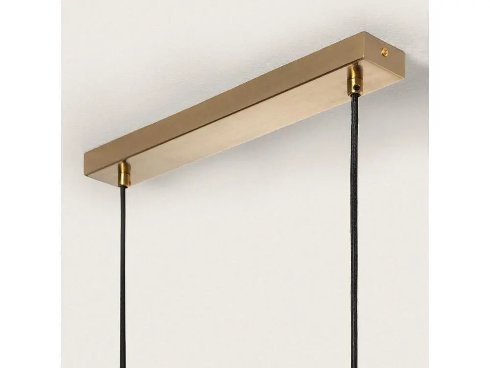 Ledkia Suspension Métal et Tissu Adra Crème