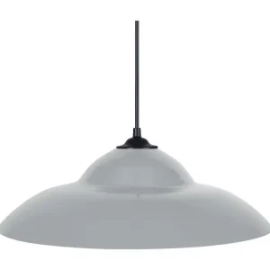 MAAN - Suspension dôme métal gris avec Garantie Constructeur