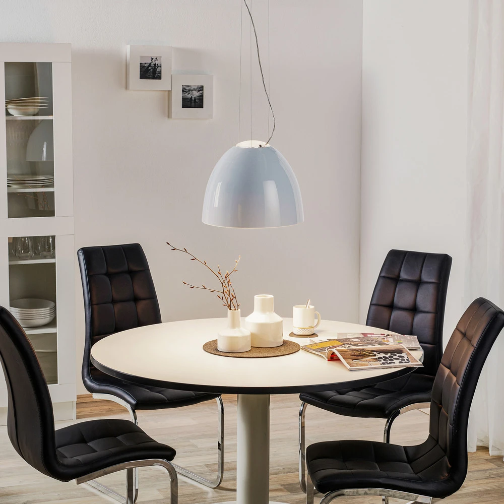 Plaquette de frein moto Artemide Nur Compact Gloss suspension blanche