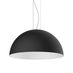 Plaquette de frein moto CASSIS Suspension, 1XE27, max 42W, métal, noir mat/blanc, D80cm