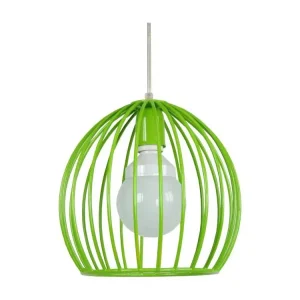 Racing GROS BALL - Suspension globe métal vert