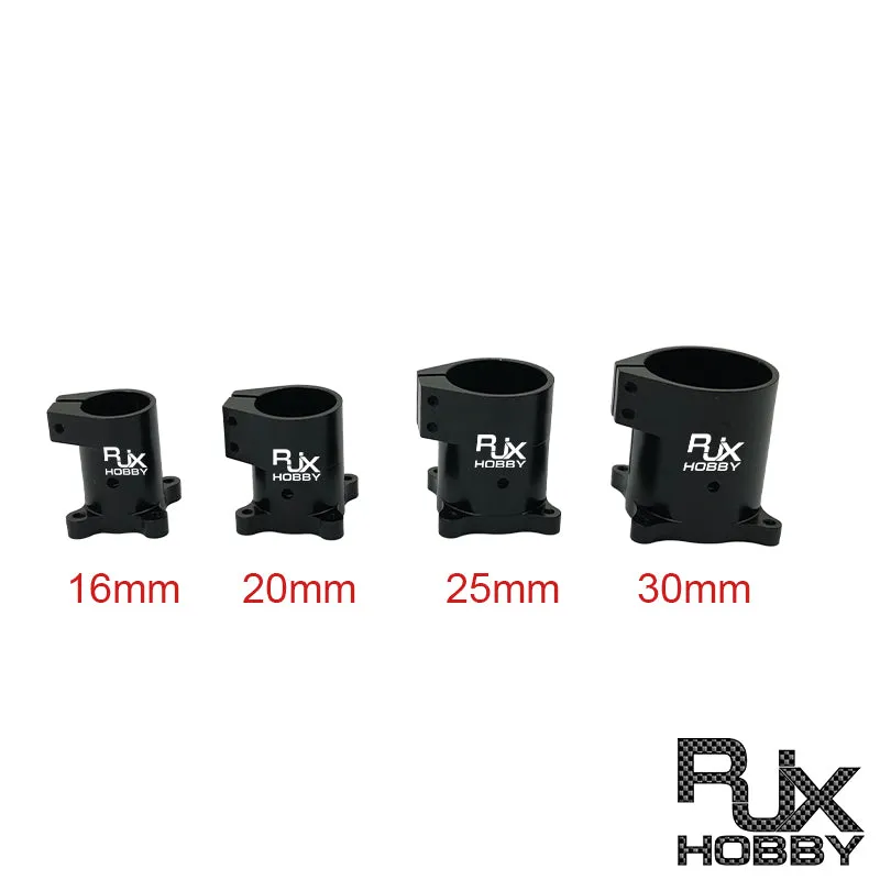 RJXHOBBY 90 ° D16 20 25 30 35 40mm train d'atterrissage montage Vertical buse de Base bielle pièces de fixation pour Drone...