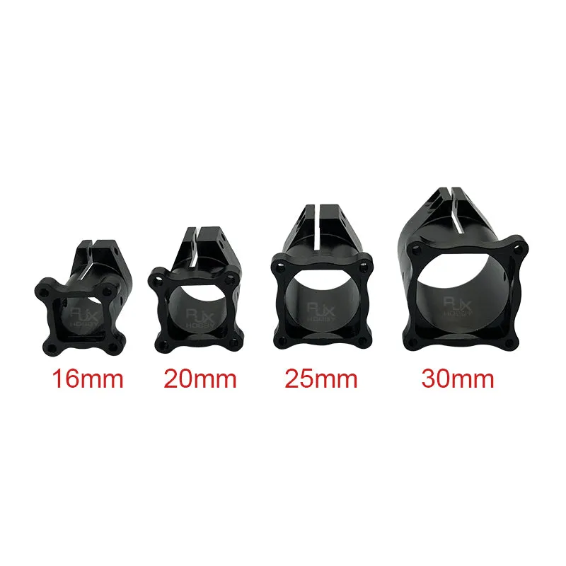 RJXHOBBY 90 ° D16 20 25 30 35 40mm train d'atterrissage montage Vertical buse de Base bielle pièces de fixation pour Drone...