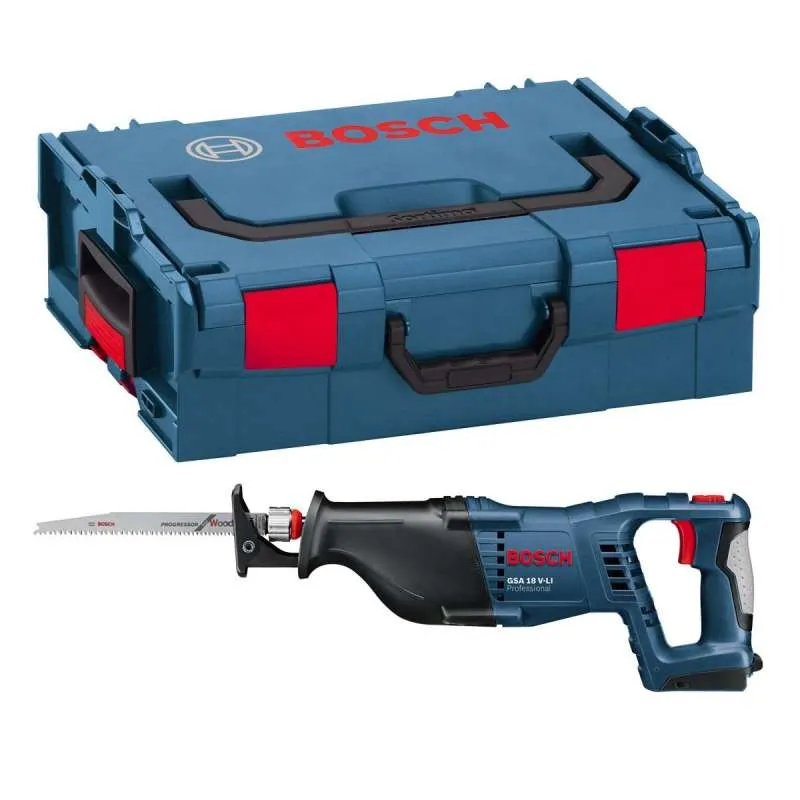 Scie Sabre BOSCH 060164J007 - GSA 18 V-LI De métier (vendu sans batterie) avec L-Boxx