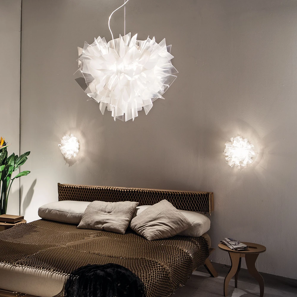 Slamp Veli Prisma Medium suspension, Ø 42 cm pour amélioration performances