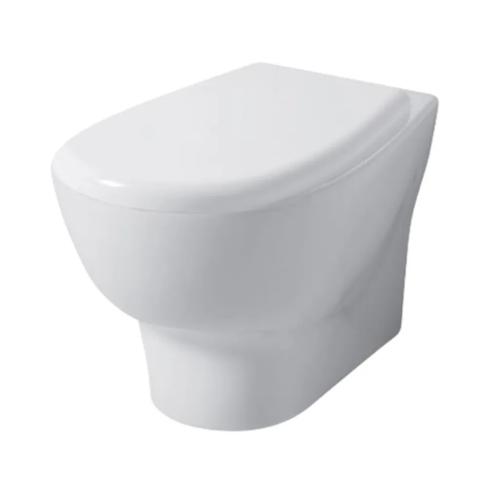 WC suspendu série Touch 54 cm avec siège à fermeture douce Design Céramique