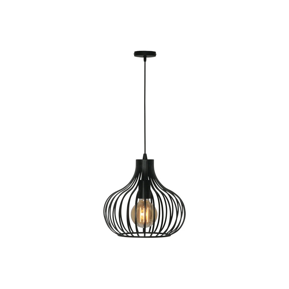 Suspension Aglio, Ø 28 cm, noir, métal avec Garantie Constructeur