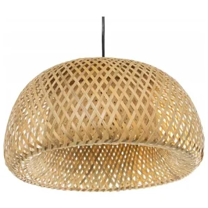 Suspension bambou tressé élégance naturelle et design pour usage intensif