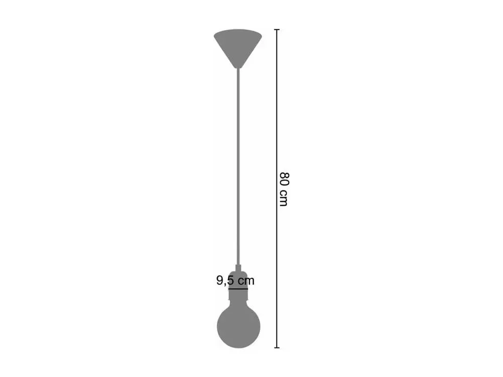 Suspension cylindre métal noir,jaune 80 cm. avec rivets de maillon