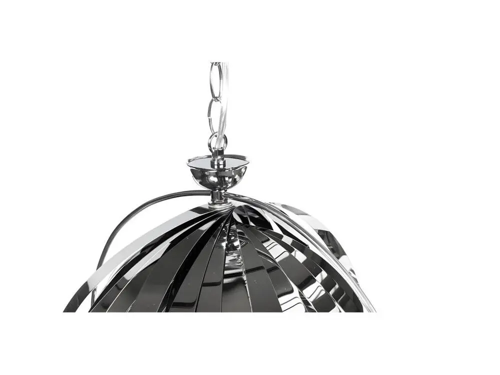 Suspension design Emily Acier chromé en acier inoxydable