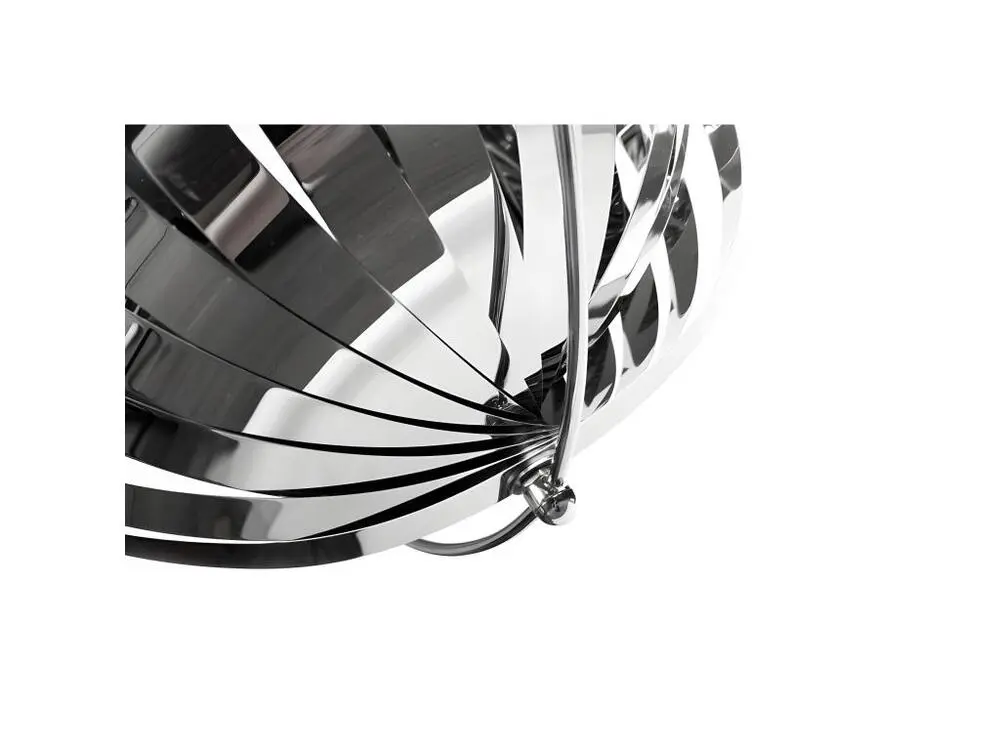 Suspension design Emily Acier chromé en acier inoxydable