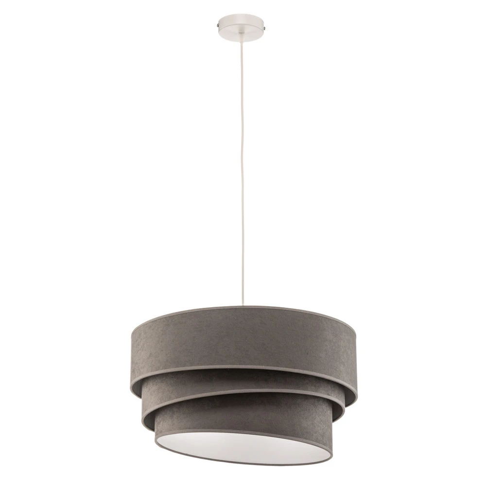 Suspension Devon, grise/blanche Ø45 cm avec meilleure adhérence